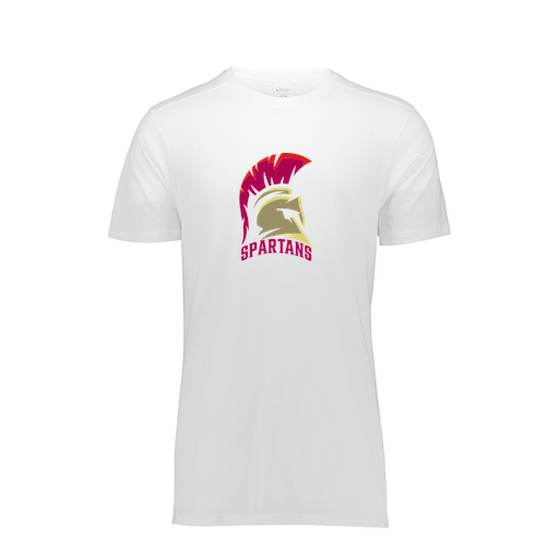 [FTSCUBWH-AS-LOGO1] Decker Men's Tri-Blend T-Shirt - Short Sleeve (Adult S, White, Logo 1)