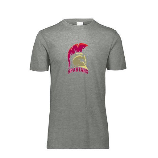 [FTSCUBGY-AS-LOGO1] Decker Men's Tri-Blend T-Shirt - Short Sleeve (Adult S, Gray, Logo 1)