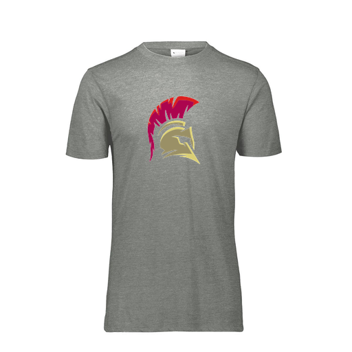 [FTSCUBGY-YS-LOGO2] Decker Youth Tri-Blend T-Shirt - Short Sleeve (Youth S, Gray, Logo 2)