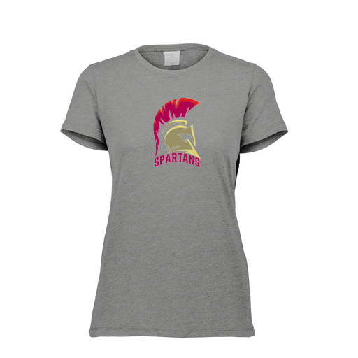 [FTSCUBGY-FAXS-LOGO1] Decker Women's Tri-Blend T-Shirt - Short Sleeve (Female Adult XS, Gray, Logo 1)