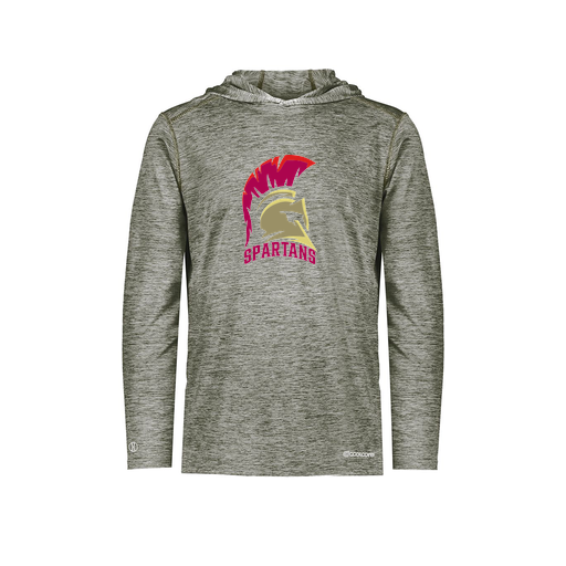 [FOLHCGGY-AS-LOGO1] Decker Men's Charge Hoodie (Adult S, Gray, Logo 1)