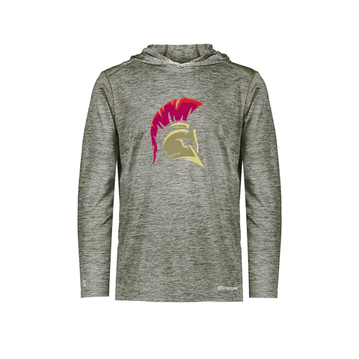 [FOLHCGGY-AS-LOGO2] Decker Men's Charge Hoodie (Adult S, Gray, Logo 2)