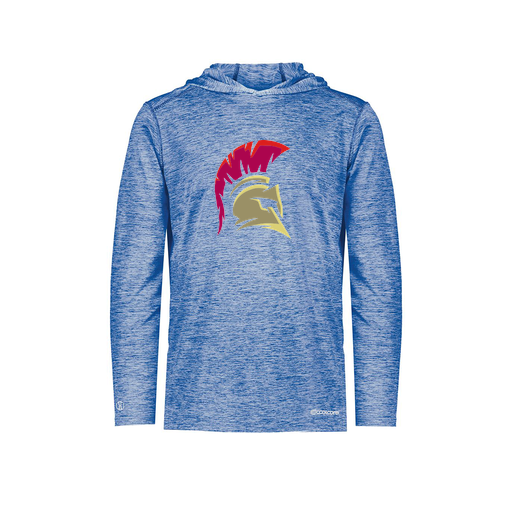 [FOLHCGRY-YS-LOGO2] Decker Youth Charge Hoodie (Youth S, Royal, Logo 2)