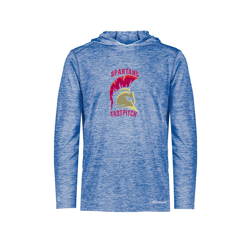 [FOLHCGRY-YS-LOGO3] Decker Youth Charge Hoodie (Youth S, Royal, Logo 3)