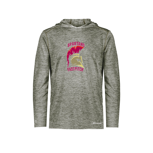 [FOLHCGGY-YS-LOGO3] Decker Youth Charge Hoodie (Youth S, Gray, Logo 3)